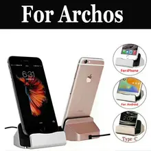 Настольное зарядное устройство базовая станция Usb type-C кабель для Archos 55 Diamond Selfie Cobalt 50 Platinum 2 Plus 50f Neon 55b 50 55 Graphite