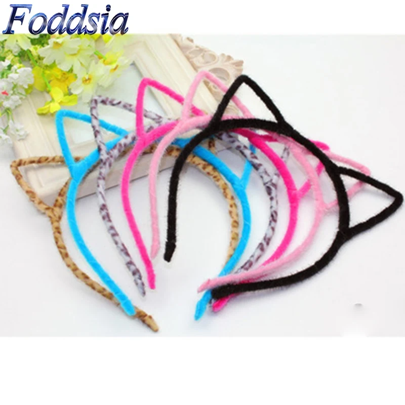 6pcs/lot Girls Cat Ears Hairband Stylish Women Crown Headband Sexy Self Photo Prop Hair Band