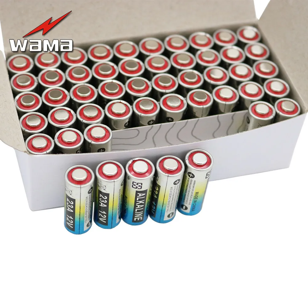 Первичные сухие батареи 50x Wama 23A 12 В 21/23 23GA A23 A 23 LRV08 8F10R щелочные автомобильные