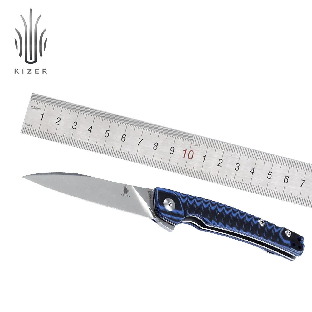Охотничий нож Kizer V3457A3, складной нож, нож высокого качества для кемпинга, полезный ручной инструмент для повседневного использования
