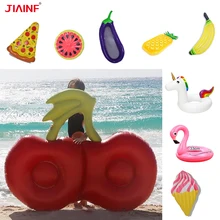 Гигантский Единорог плавательный бассейн плавает надувные ПВХ трубки Плот плавательный воздушный матрас для детей взрослых Летние Водные вечерние игрушки