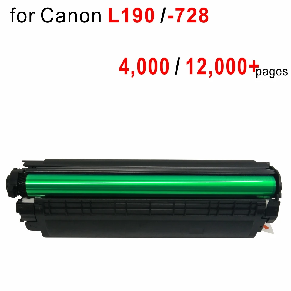 4000 pages Large Capacity Refillable Toner Cartridge 728 compatible Canon FAX L190 printer |