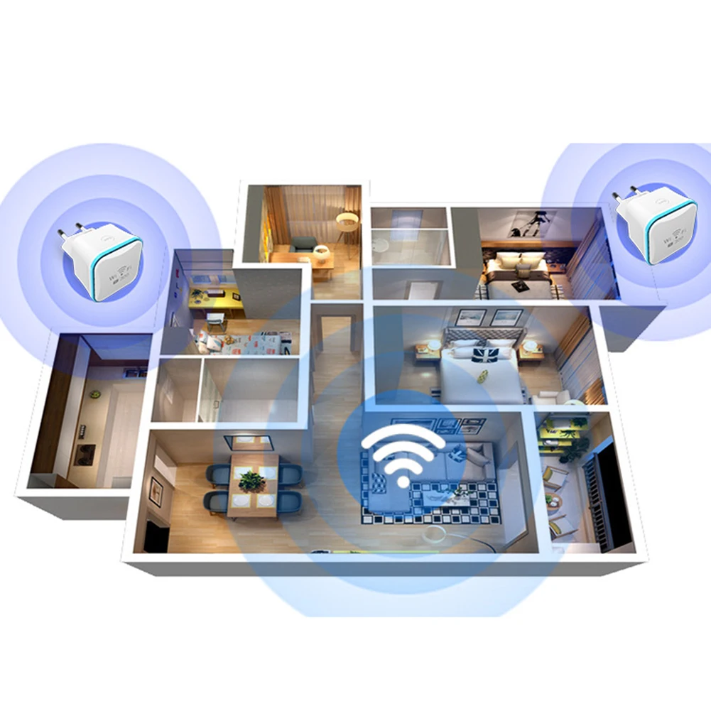 WiFi расширитель диапазона мини беспроводной 300 Мбит/с Wi Fi ретранслятор Ethernet порт