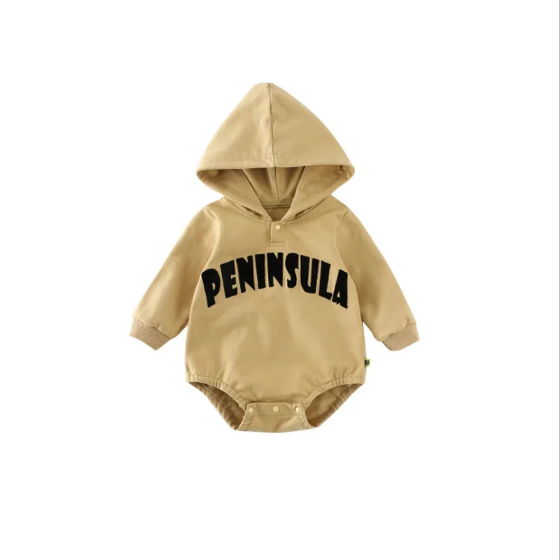 

Bobo Choses Winter Cotton Romper for New Born Baby Girl Boy Body Long Sleeve Clothes Embroidery Letters Baby Clothing Bebes
