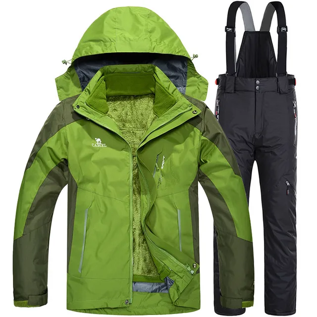 Best price at $110 Cheap DHL Free shipping Russia -30 Men Ski suit Winter Outdoor Ski Jacket Men's Snowboard Skiing Waterproof Thermal Warm Jackets pants