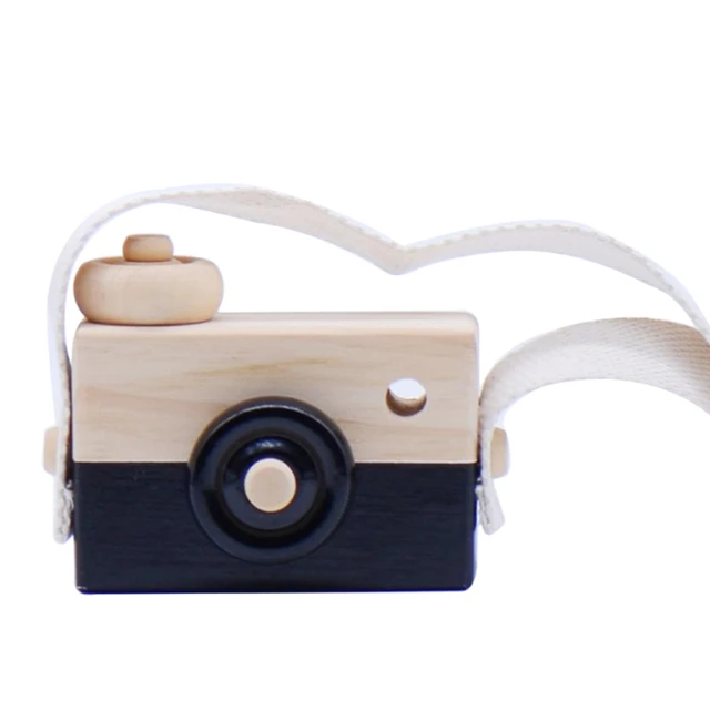 Children Wooden Camera Toys Hanging Camera Photography Decoration Children Educational Toys for kids Birthday Christmas Gifts 4