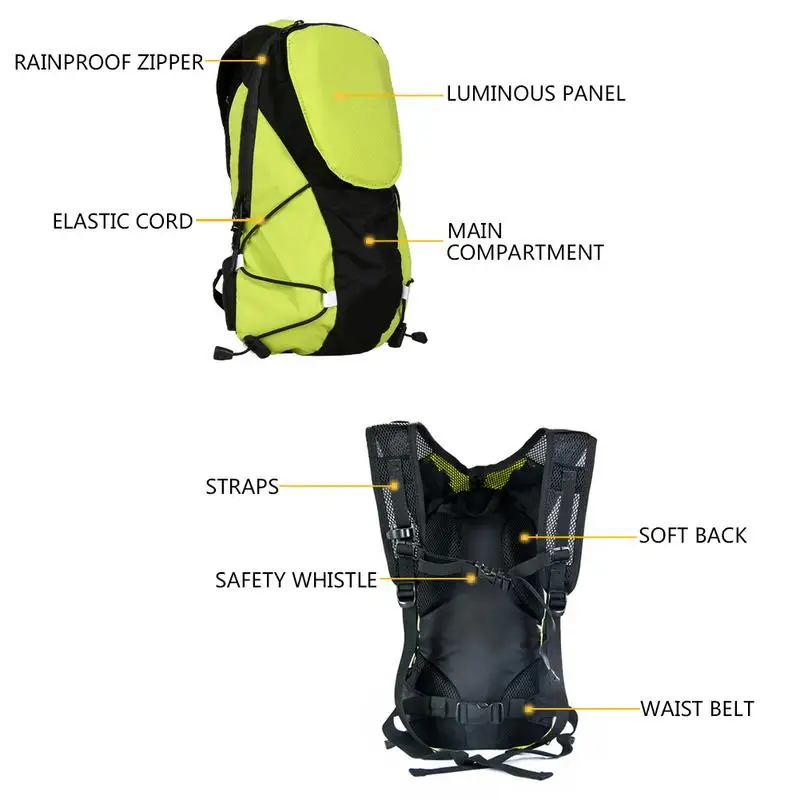 Cheap 2018 Brand New Wireless Remote Control Warning LED Light Turn Signal Light Backpack Safety Bicycle Warning Guiding Riding Bag 5