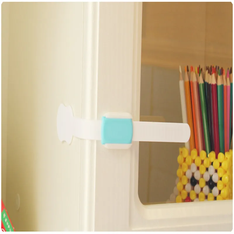 الطفل أقفال خزانة السلامة حماية للأطفال الأمن الأشرطة طفل درج قفل أمان للأطفال خزانة الثلاجات الرضع طويلة