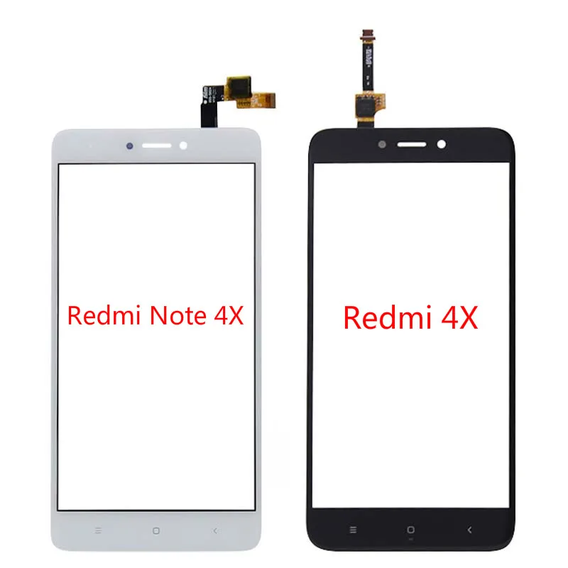 Сенсорный экран для Xiaomi Redmi 4X/Redmi Note 4X, сенсорная панель, дигитайзер, ЖК-дисплей, переднее стекло, запасные части для телефона