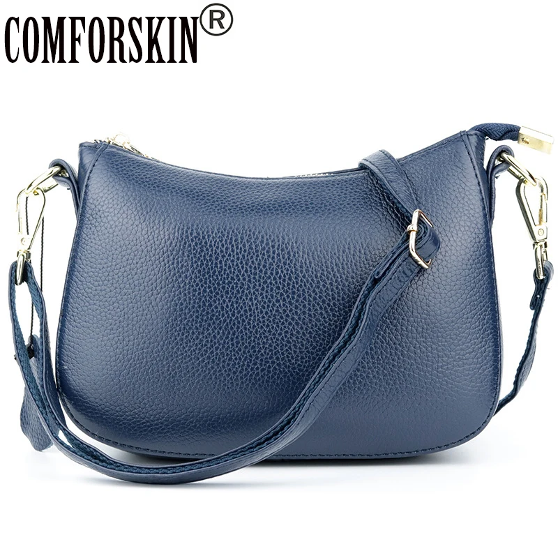 

COMFORSKIN Bolsa Feminina Large Capacity Cross-body Bags For Women Luxurious 100% Genuine Leather Women Handbags High Quality