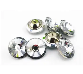 

100pcs 25m Sun flower crystal button,sofa,soft bag glass buckles Headboard Buttons Furniture decorative buttons
