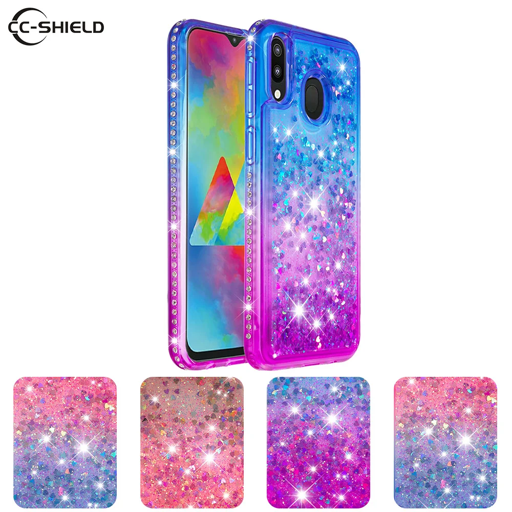 Чехол с зыбучим песком для Samsung Galaxy M20 M 20 2019 M205 SM-M205FN SM-M205G SM-M205 SM M205FN M205G