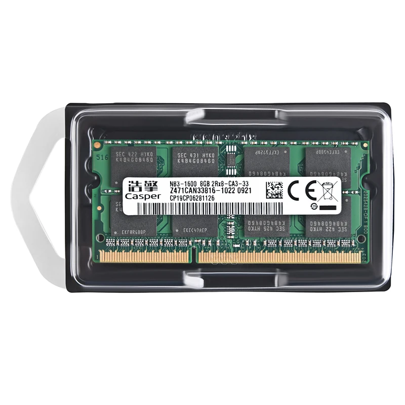 Casper Sodimm DDR3 8 GB 1600 и 1333 MHz 204-Pin 1,5 V ноутбук Ram SO-DIMM памяти ноутбука