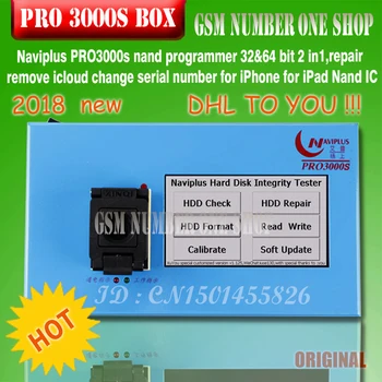 navi plus PRO3000S 32 64 bit nand programmer,repair HDD serial number SN,for iPhone 6p 6 iPad mini naviplus for ios 11 ios11 DE ipad mini2 hdd disk nand fixture repair tool for refresh the system nand and re write sn data recovery with directly assembly