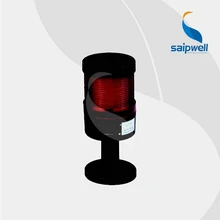 2 Вт 12/24/110/220 В постоянного тока 1 слой светодиодный сигнал светящаяся башня/промышленная ABS лампа ровного света Предупреждение ющий свет(LT-70-1