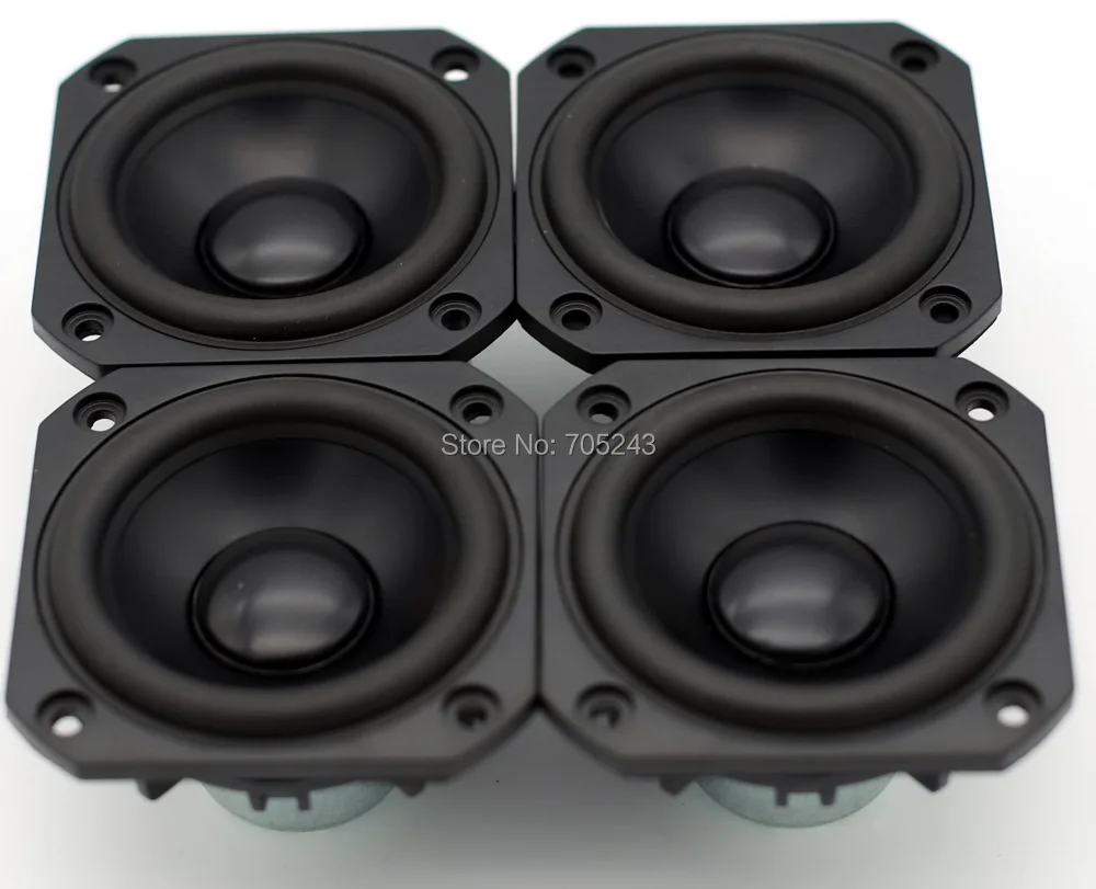 4 шт. peerless Hi Fi 3 дюйма алюминиевый конус Nd магнит fullrange динамик стол аудио 8 ohm 50W|8