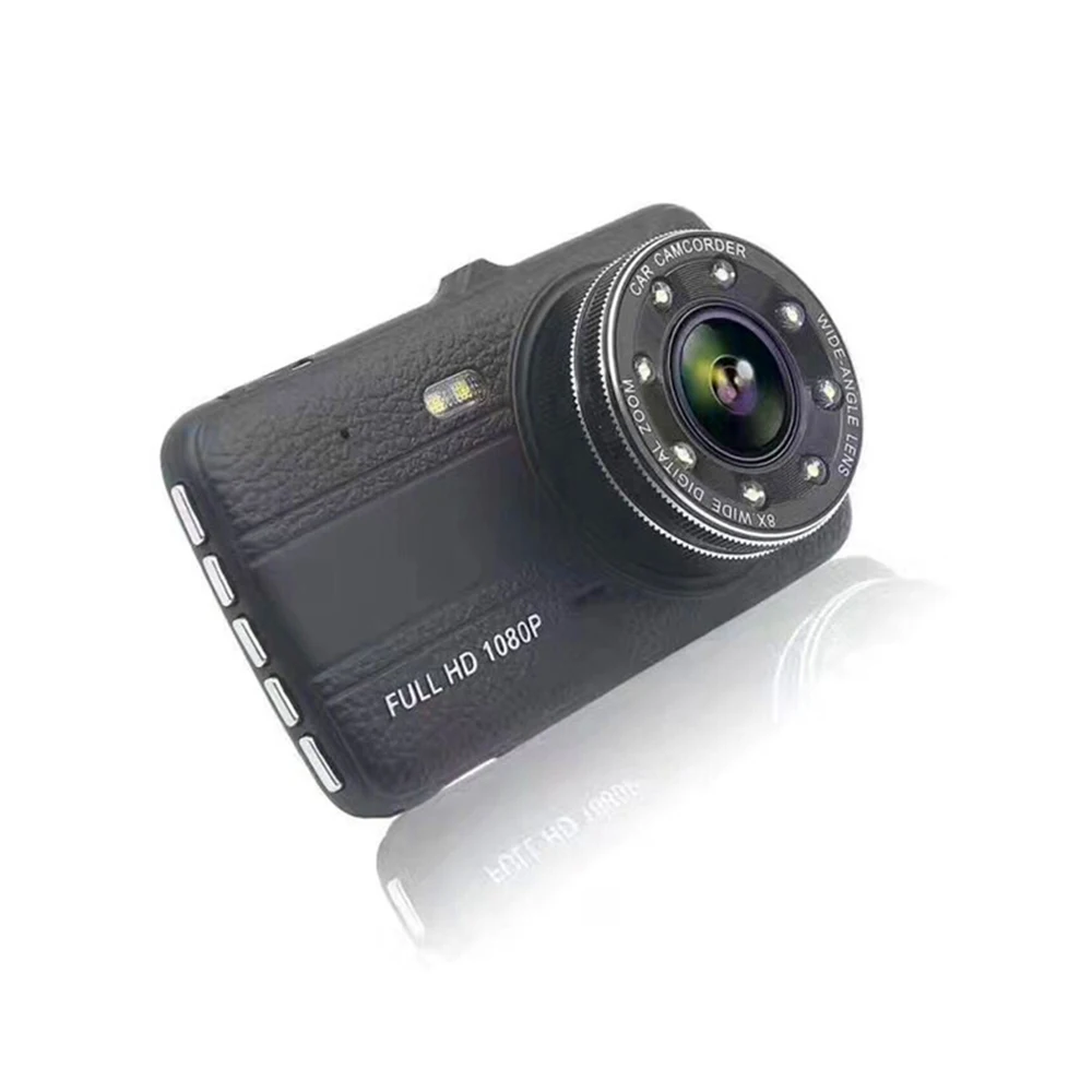 Best Quality 4 Inch Car DVR IPS Screen Dual Len Full HD 1080P Rearview Mirror Camera Auto Recorder Dashcam Night Vision G-sensor