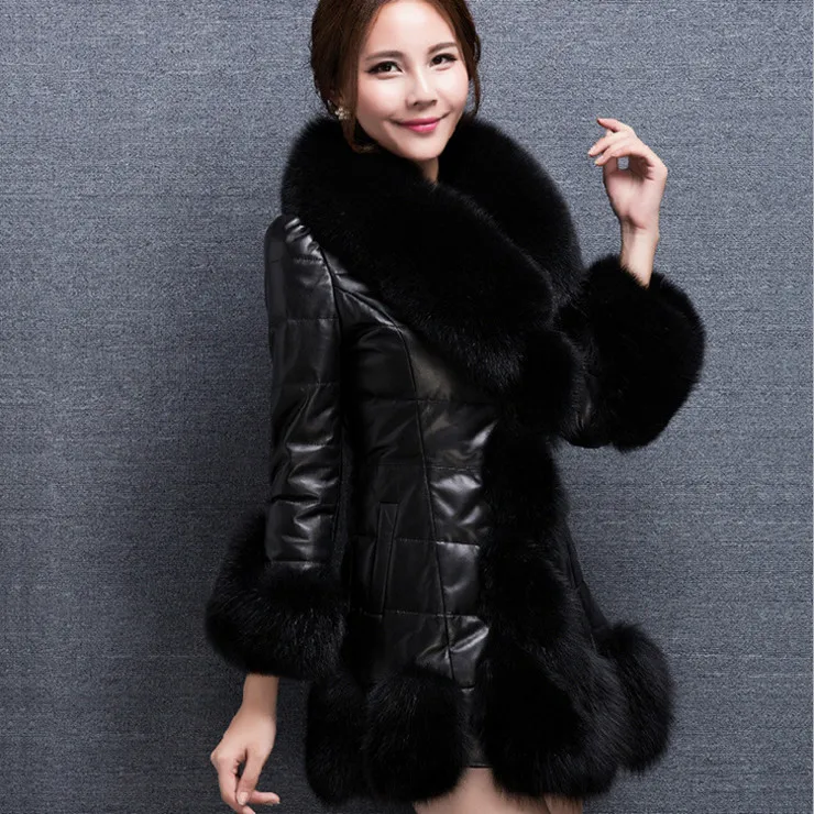 China factory Cool design faux fur coat fashion style women long winter ...