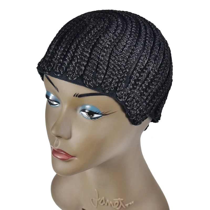 Hot Sale 1 10PCS Cornrow Wig Caps For Making Wigs With Elastic Adjustable Braided Cap For Weave