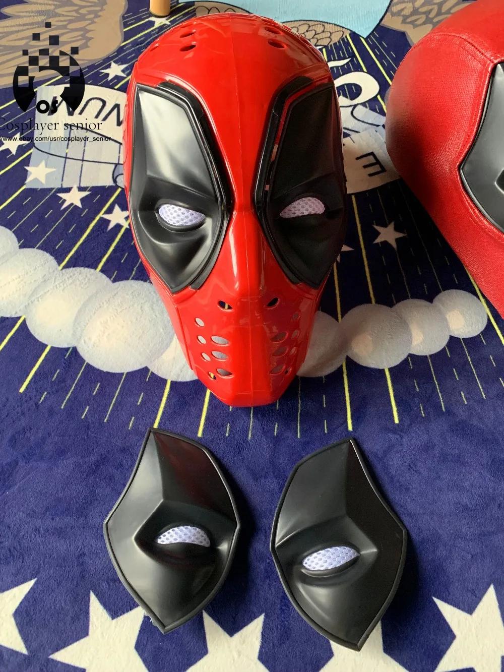 Модернизированный Дэдпул ABS пластик полный оболочки маска/шлем с двумя комплектами магнитных линз Хэллоуин Опора подарок косплей