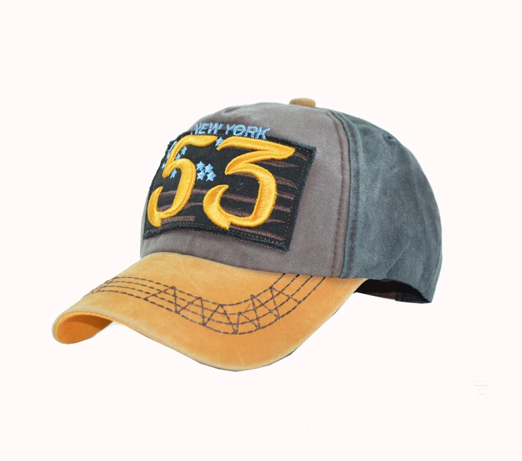 [DINGDNSHOW] брендовая бейсболка Snapbacks для взрослых винтажная хлопковая кепка с нашивками в стиле хип-хоп Летняя шляпа для мужчин и женщин - Цвет: orange adult