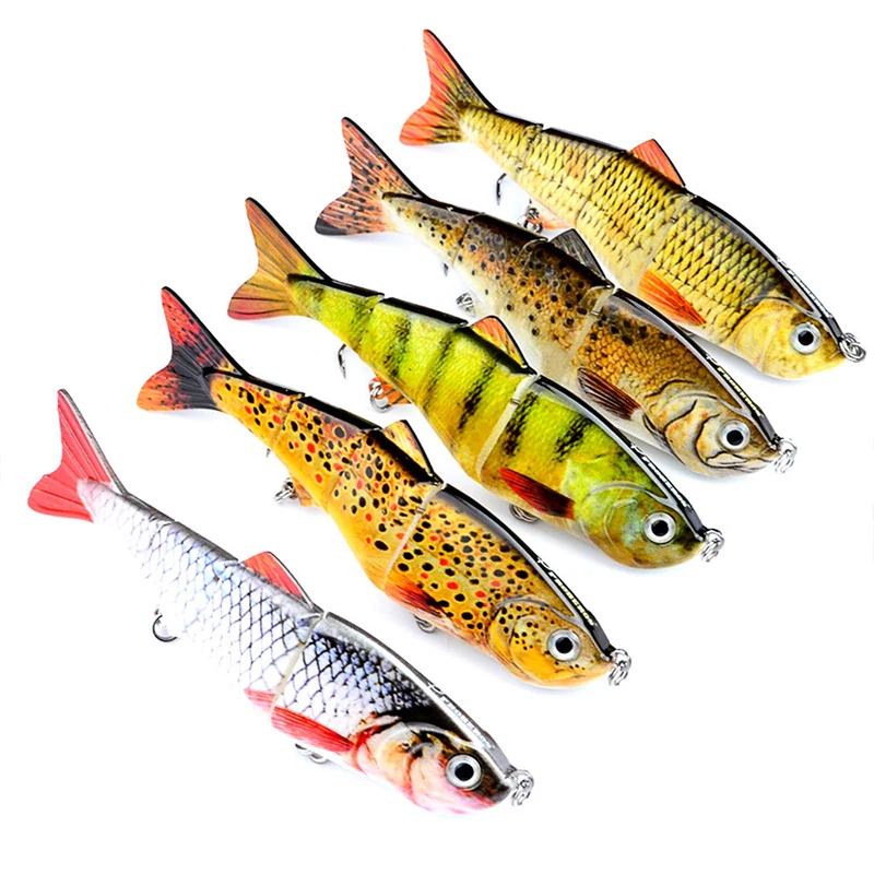 12cm17g Luya bait bionic plastic bait Imitation of real fish swim realistic shape Fishing bait 4 se