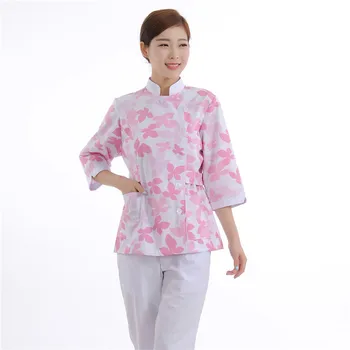 

Design1 Medical Scrub Sets Hospital Doctors Nurses Short-sleeved Uniform Suits Dental Oral Clinic Beauty Salon Workwear Overalls