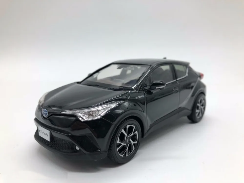 1:30 Diecast Model for Toyota C HR 2017 Black Alloy Toy Car Collection C HR CHR Miniature-in ...
