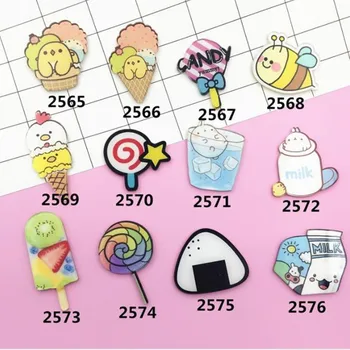 

Acrylic Badge Soft Sister Badge Personality Brooch Lollipop Milk Pops Ice Cream Dessert Brooch