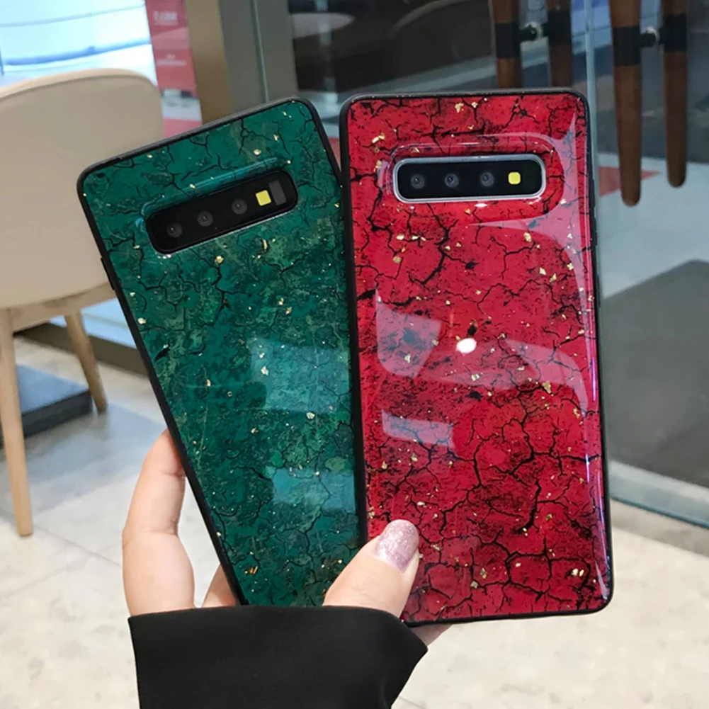 

Bling Soft Silicone Case for Samsung Galaxy S10 Plus S10e Epoxy Shockproof Protection Cover for Samsung Galaxy S10+ Shell Coque