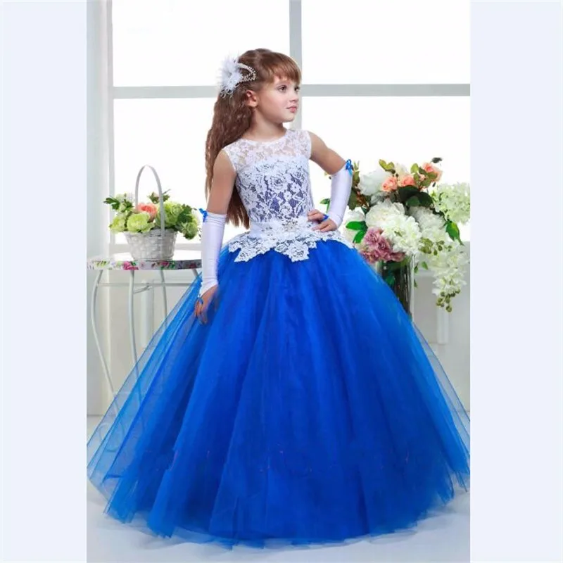 Lavender-Flower-Girl-Dress-2016-ball-gown-Tulle-sashes-Beaded-Kid-Evening-Gown-Pageant-Dresses-for
