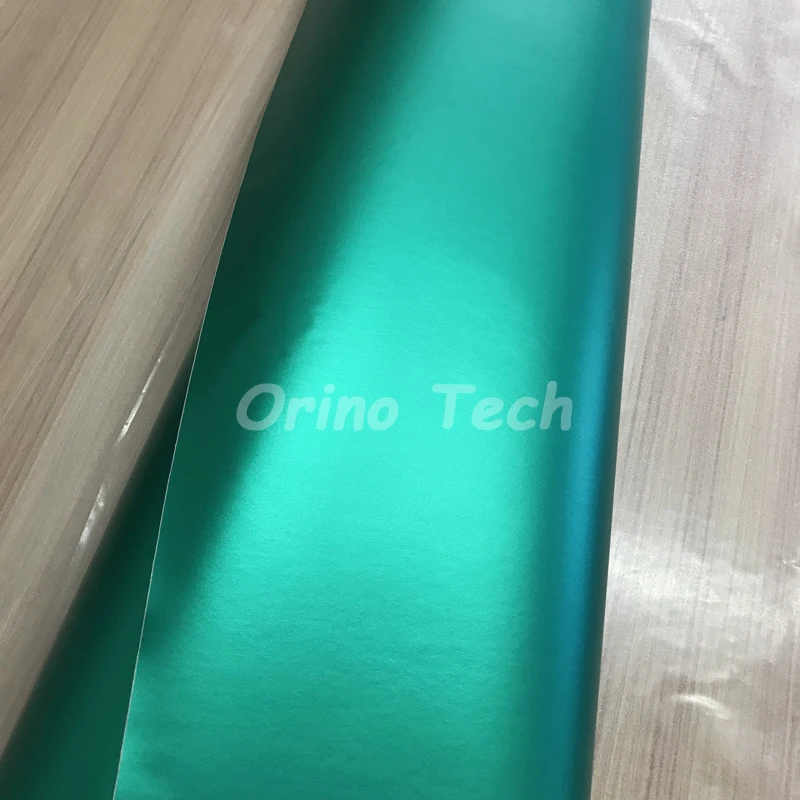 Lake Blue Metallic Chrome Vinyl Film Wrap-1