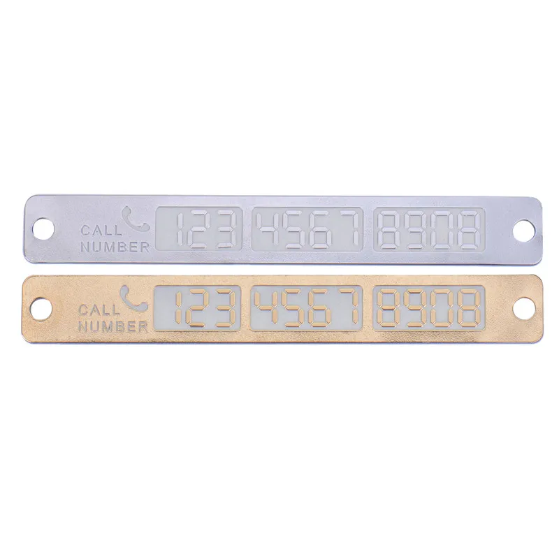 

Car Parking Card Luminous Convenient Portable Durable Temporary Phone Number Card Plate Notification Accessories#226067