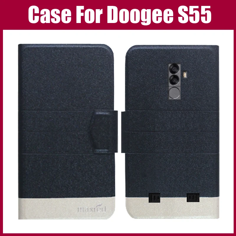Горячая распродажа! Doogee S55 чехол Новое поступление 5 цветов модный флип