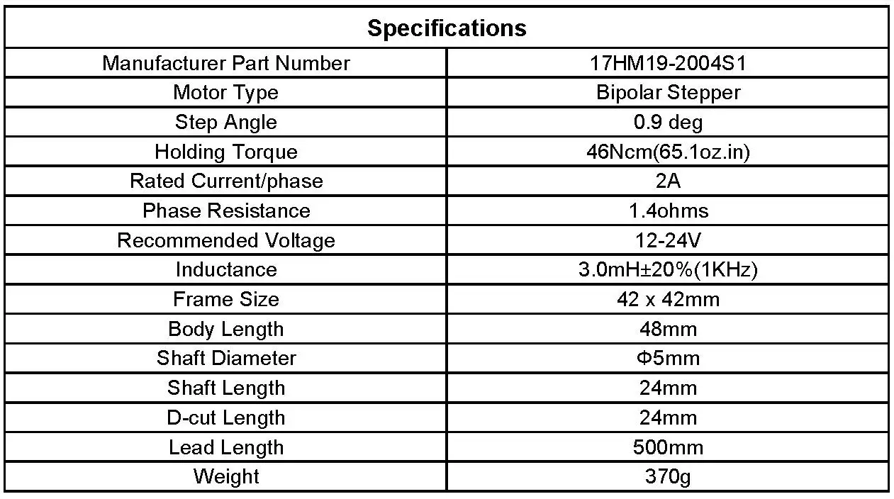 Nema17 шаговый двигатель 0.9deg Нема 17(Национальная ассоциация владельцев электротехнических предприятий) шаговый двигатель 48 мм 42 двигатель полный D-cut вал 46Ncm 2A 4-свинец для станка с ЧПУ 3D-принтеры