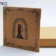10 шт./партия, подарочные конверты для свадьбы, CD, DVD диски, чехол-конверт