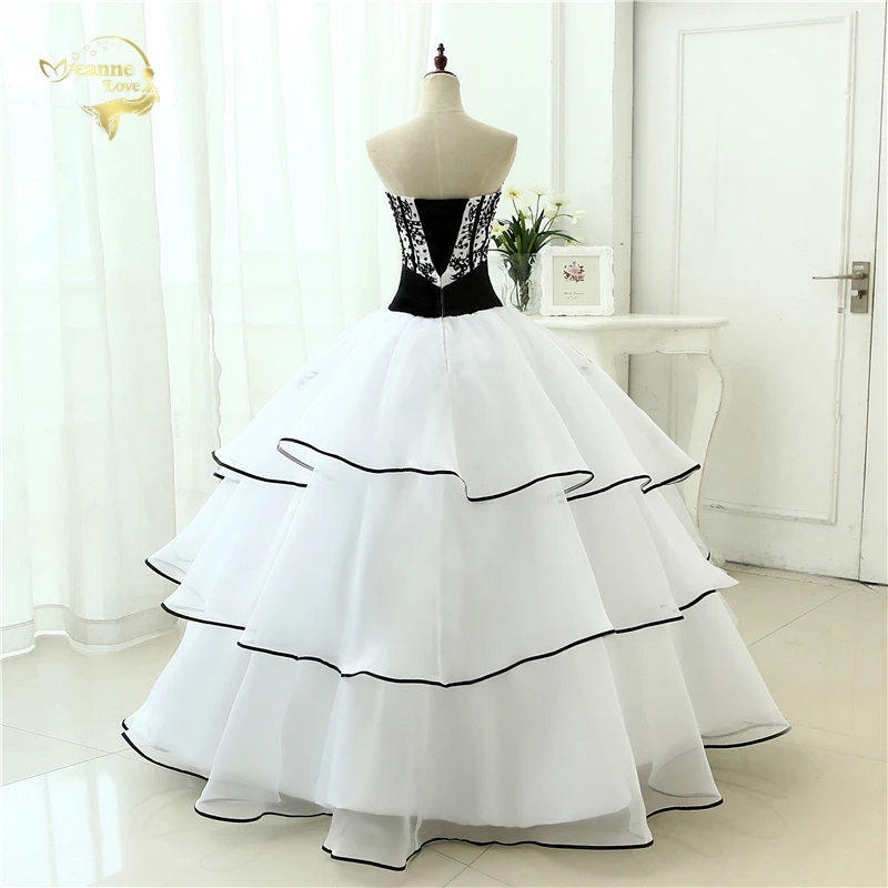 Vestidos De Noiva,, Новое поступление, свадебные платья, классические трапециевидные, белые, черные, женские винтажные Бальные платья OW 0199