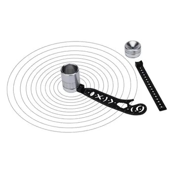 

Scale Ruler Magnet Multifunctional Drawing Ruler Drawing Compass Creative Pattern Measuring Drawing Tool