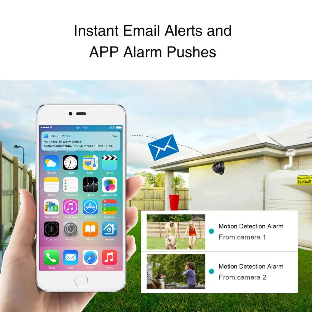  ANNKE FHD 4CH 5in1 3MP Home Outdoor CCTV Security System Kit With 3MP Surveillance Bullet Weatherpr