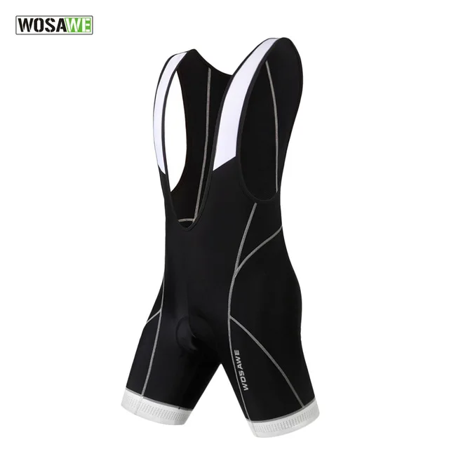 Wosawe Cycling Suspender Shorts Bretelle Ciclismo Breathable Men Women