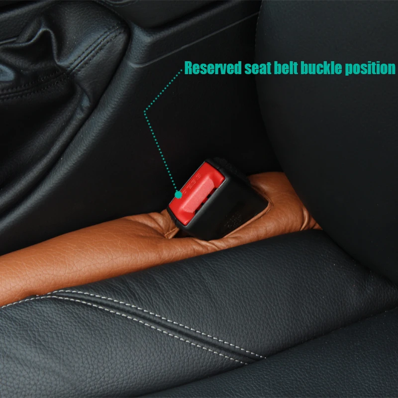 ZD 1pcs Car Seat Gap Filler Pad Cover For Ford Focus 3 Fiesta Mondeo Kuga Fusion Ecosport VW Polo Passat B5 B6 B7 Golf MK4 4 Mk6