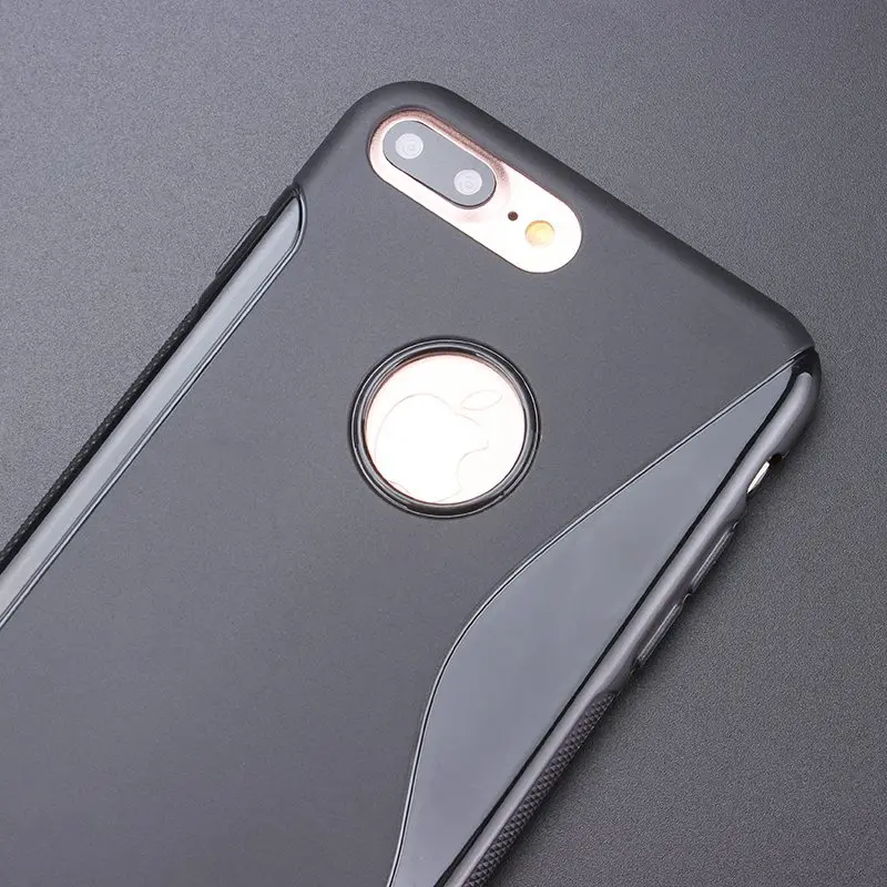 8 Color S-Line Anti Skidding Gel TPU Slim Soft Case Back Cover For Apple iPhone 7 Plus 5.5 inch Phone Rubber silicone Bag | Мобильные