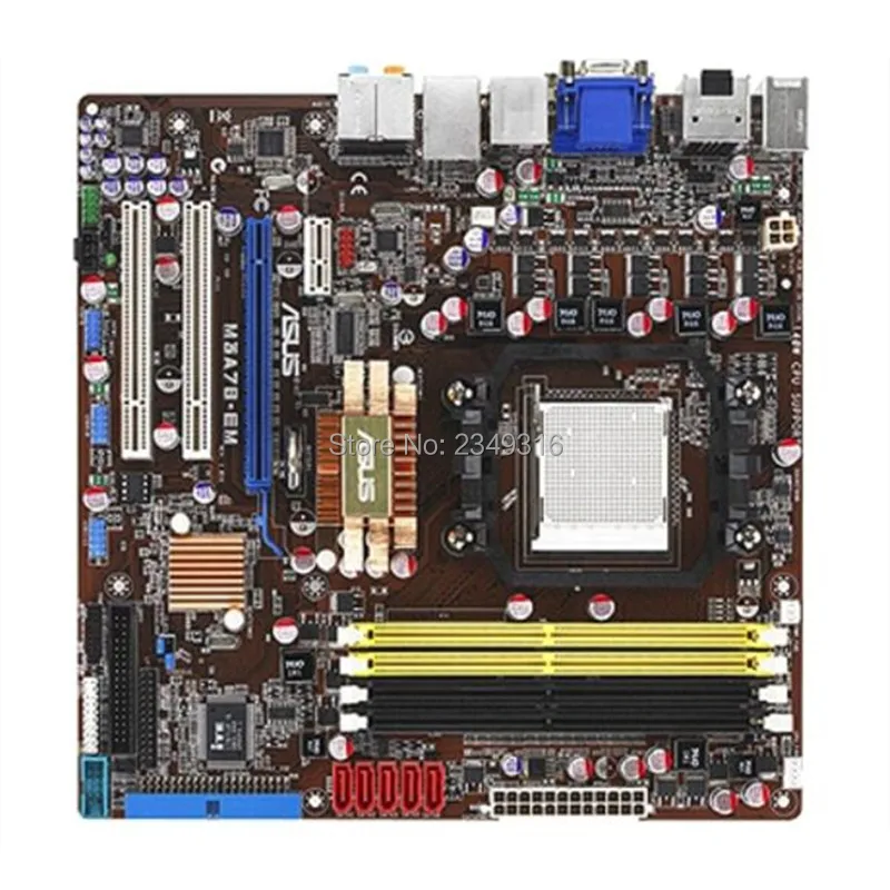 

For Asus M3A78-EM Desktop Motherboard 780G Socket Socket AM2 DDR2 Original Used Mainboard