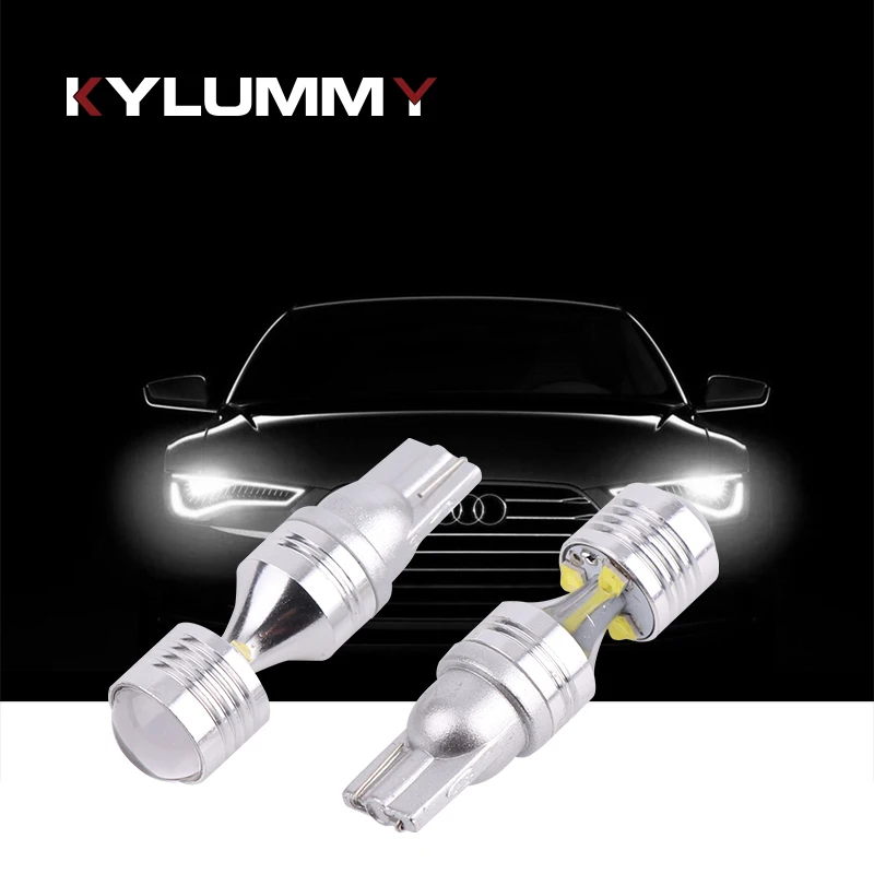 2Pcs T10 W5W LED High Bright 30W Car Clearance Light Bulbs Width signal lamps 6 CREE CSP Chips Lens Spotlight Erro Free Canbus | Автомобили