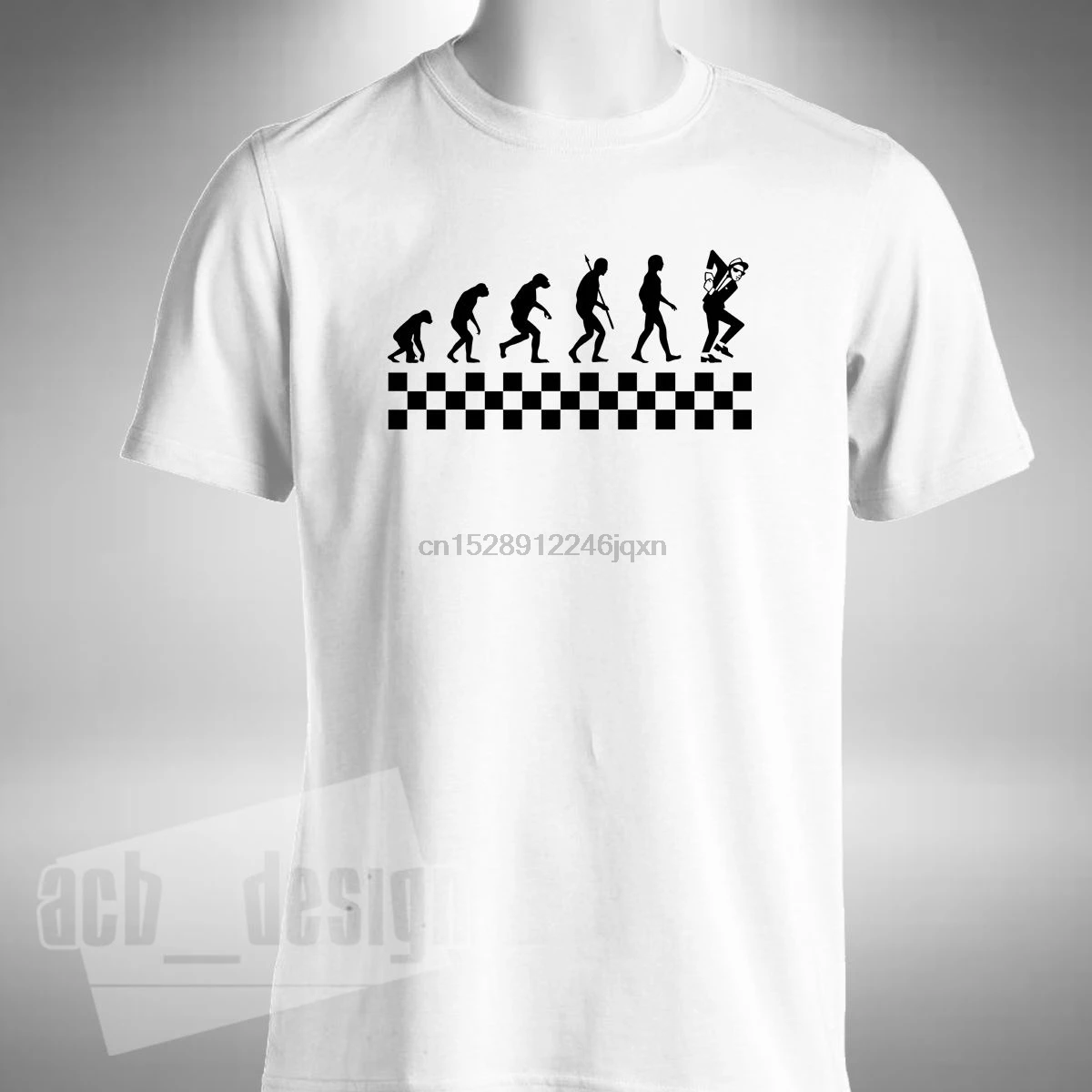 

2018 New Fashion Tee Shirt Ska Evolution Mens T Shirt Madness The Specials 2 Tone Jamaica Jazz Calypso Summer T Shirt