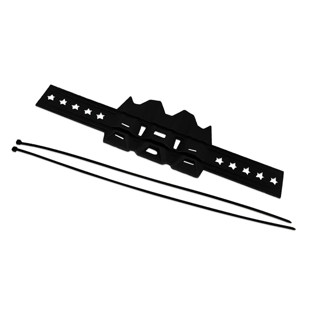 Motorcycle Exhaust Muffler Heat Resistant Protector With Locking Ties Black Reduces Temperature & Vibration Breakdown