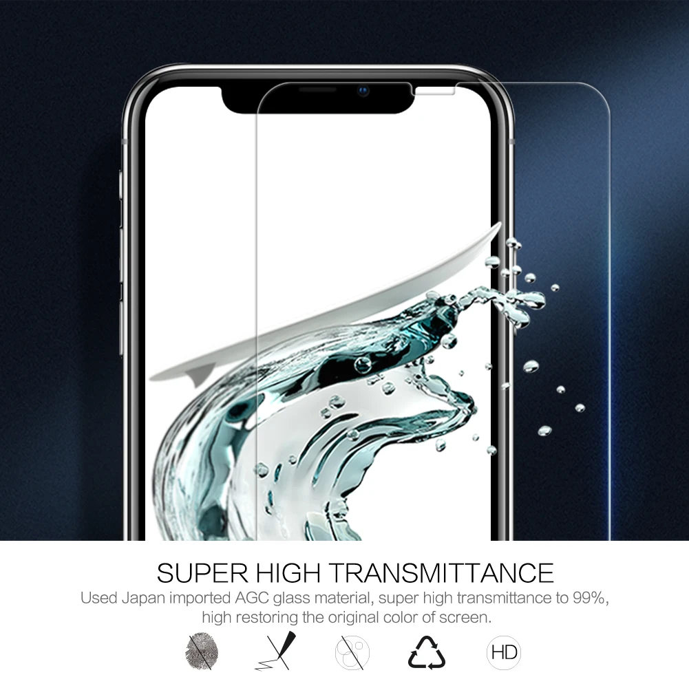 9H HD закаленное стекло для iPhone XR Xs Max Nillkin H+ Pro 0,2 мм прозрачная защитная пленка для экрана для iPhone XR стеклянная пленка