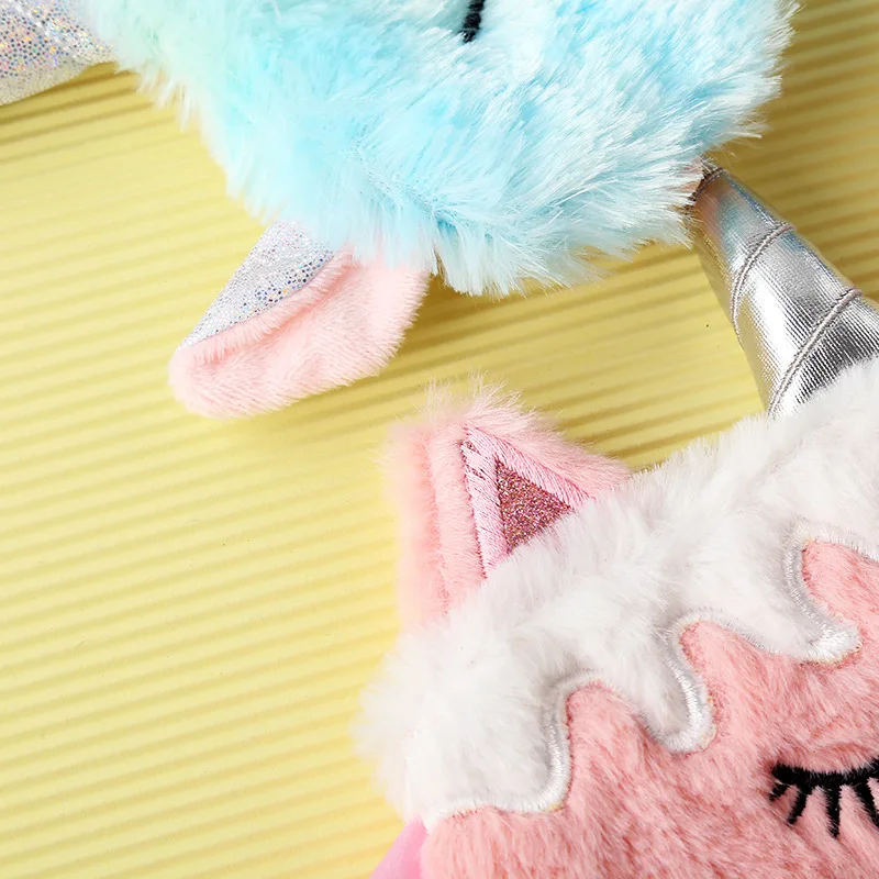 1 PCS Eye Mask Unicorn Cartoon Sleeping Mask Plush Eye Shade Cover Eyeshade Relax Masks Suitable for Travel Home Party Gifts Toy
