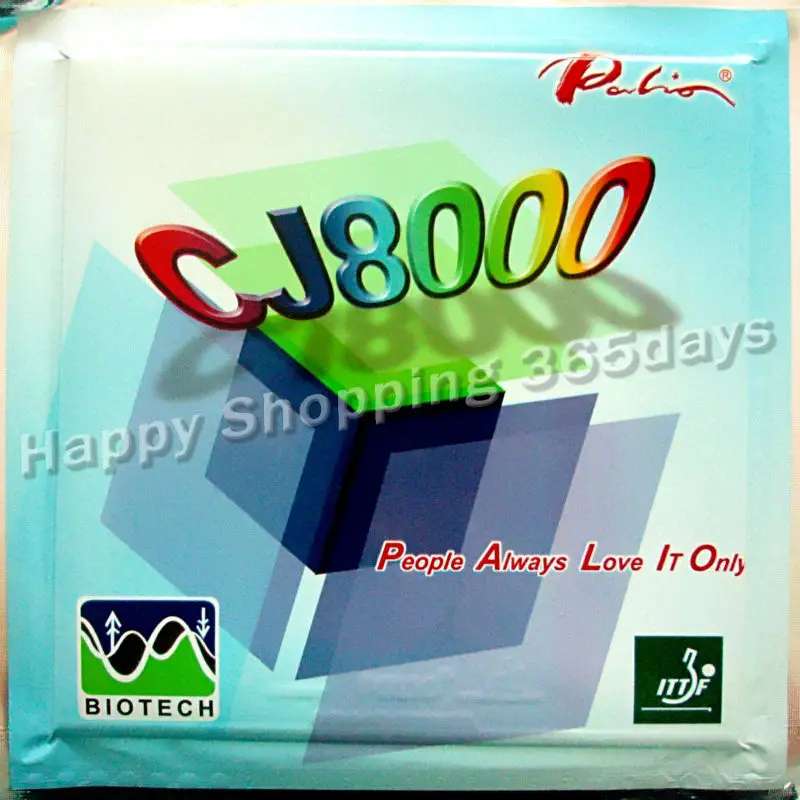 Оригинал Palio CJ8000 (CJ 8000, CJ-8000) 42-44 (BIOTECH) пункты в настольный теннис/пинг-понга резины с губкой