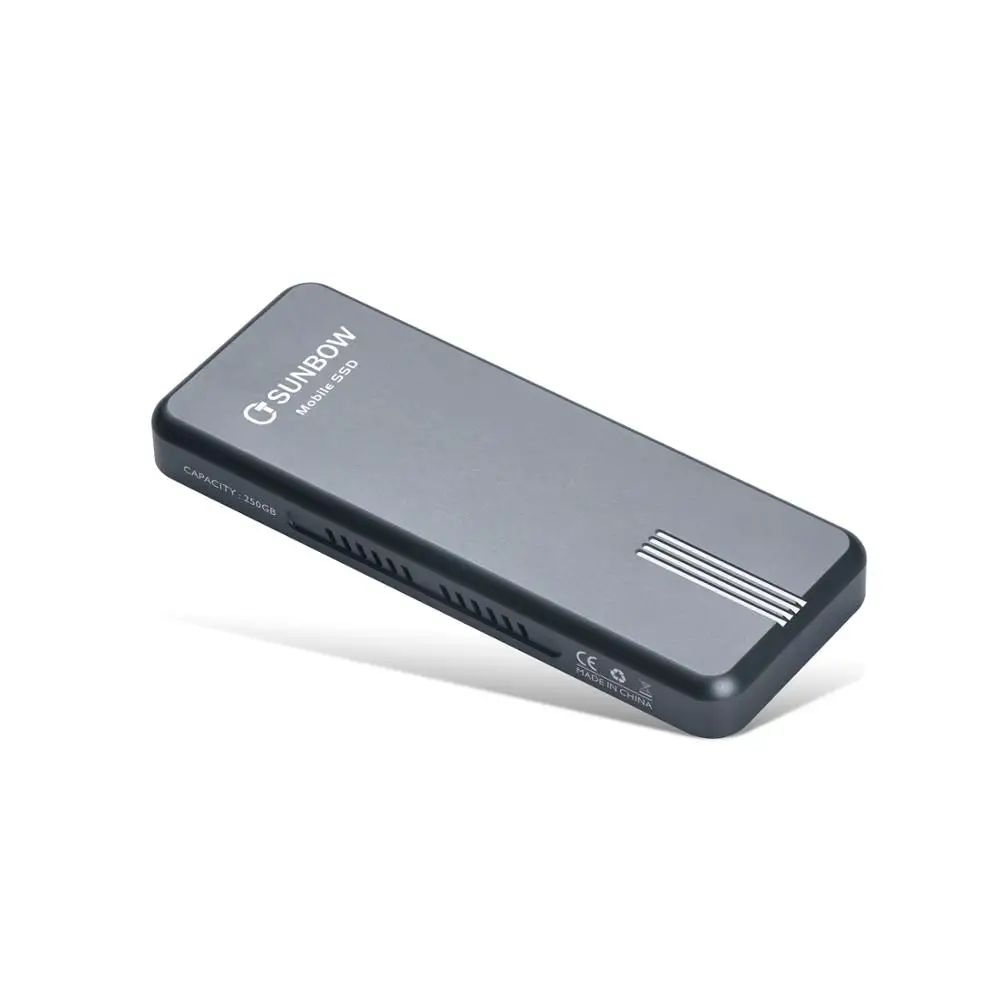 Новейший Портативный внешний твердотельный накопитель SSD 120 ГБ 250 500 с интерфейсом
